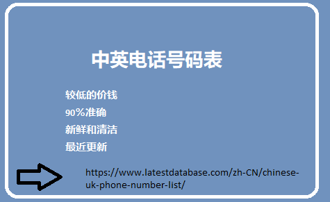 中英电话号码表